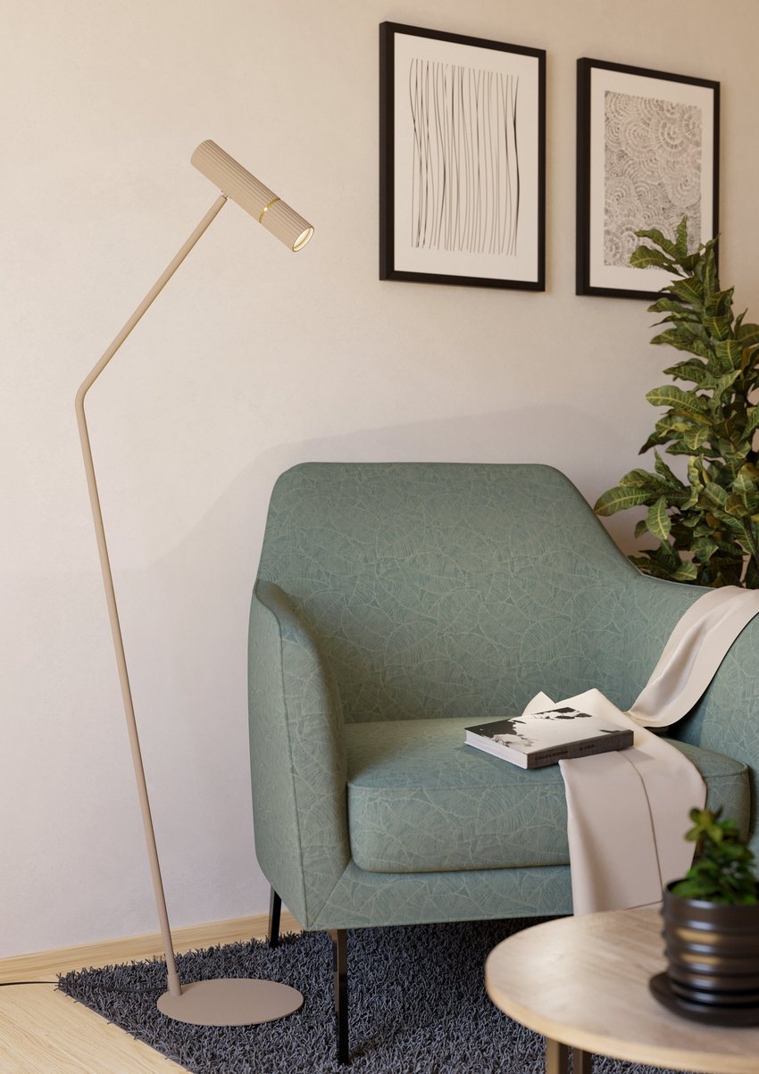 Vloerlamp Caminia Zand