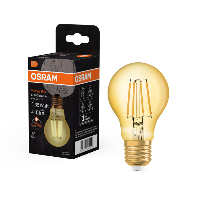 Osram A60 Vintage 1906 LED E27 4W 2400K 410lm