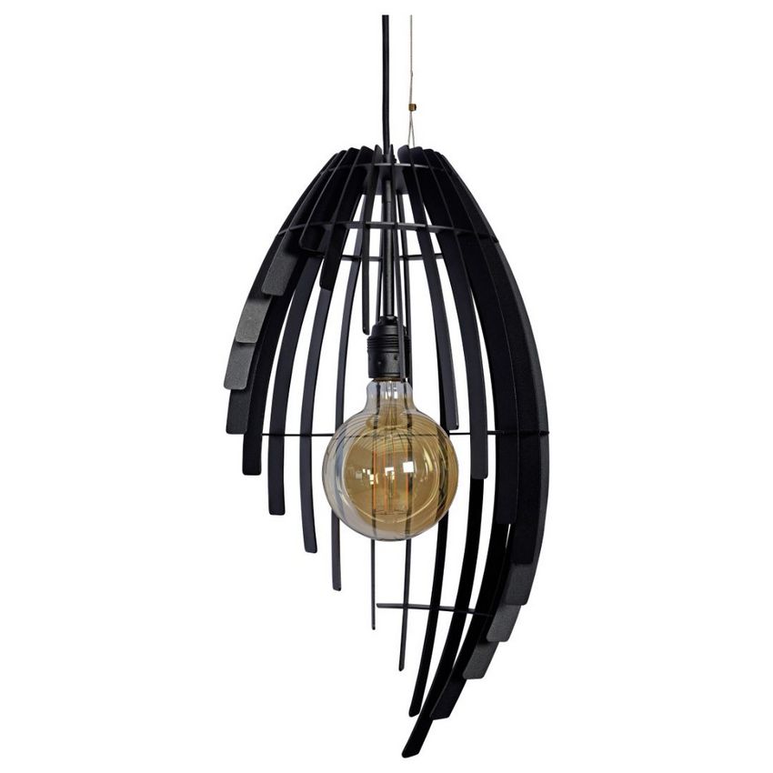 Ztahl Omegna Small 1-Lichts Hanglamp 7700-9005 Zwart