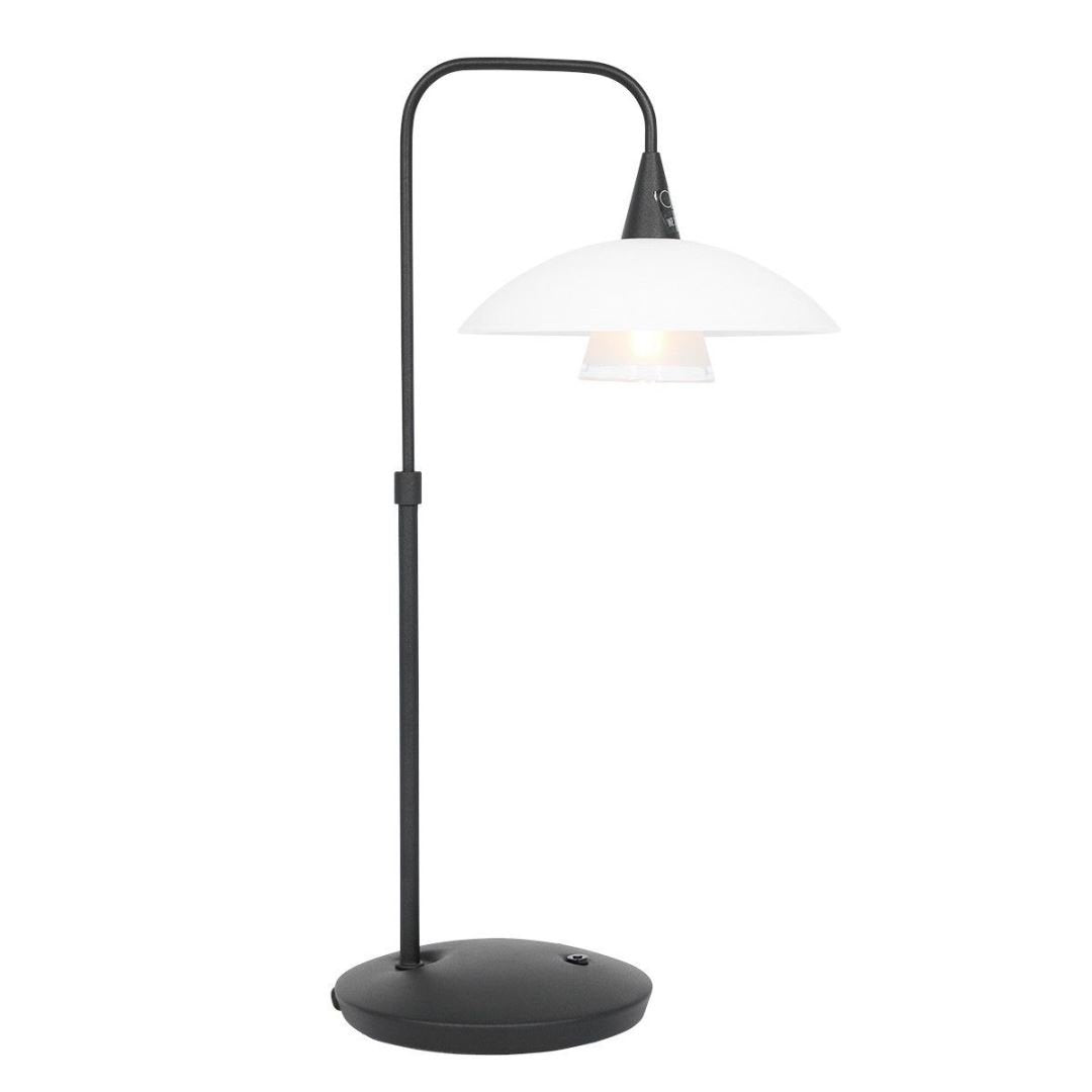 Steinhauer Tallerken Tafellamp Zwart/Glas